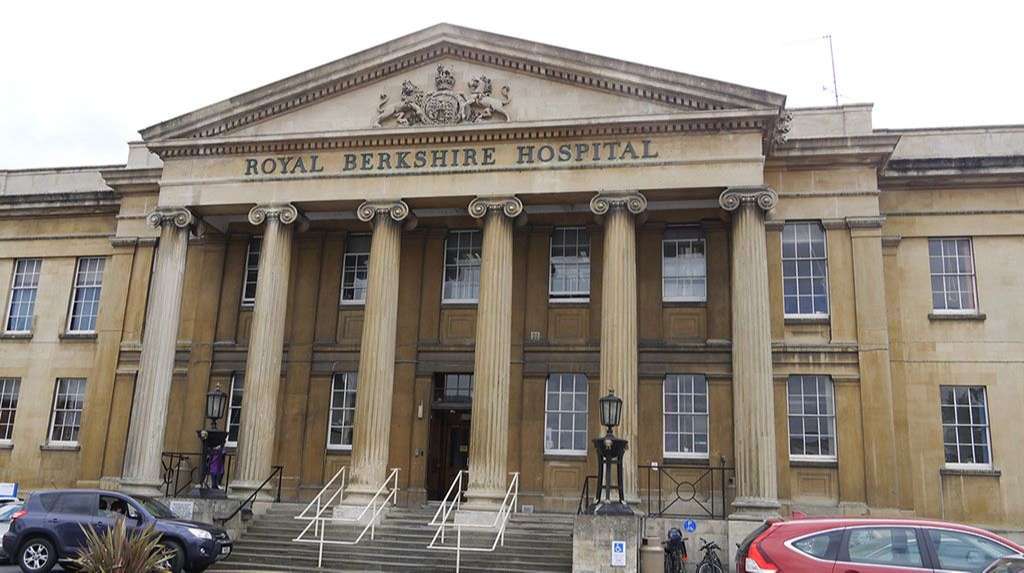 Photo of the Royal Berks Hospital in Reading